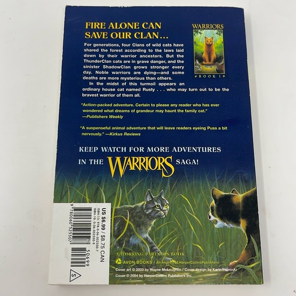 3/$15 WARRIORS: Into the Wild. Book 1. - Picture 2 of 5
